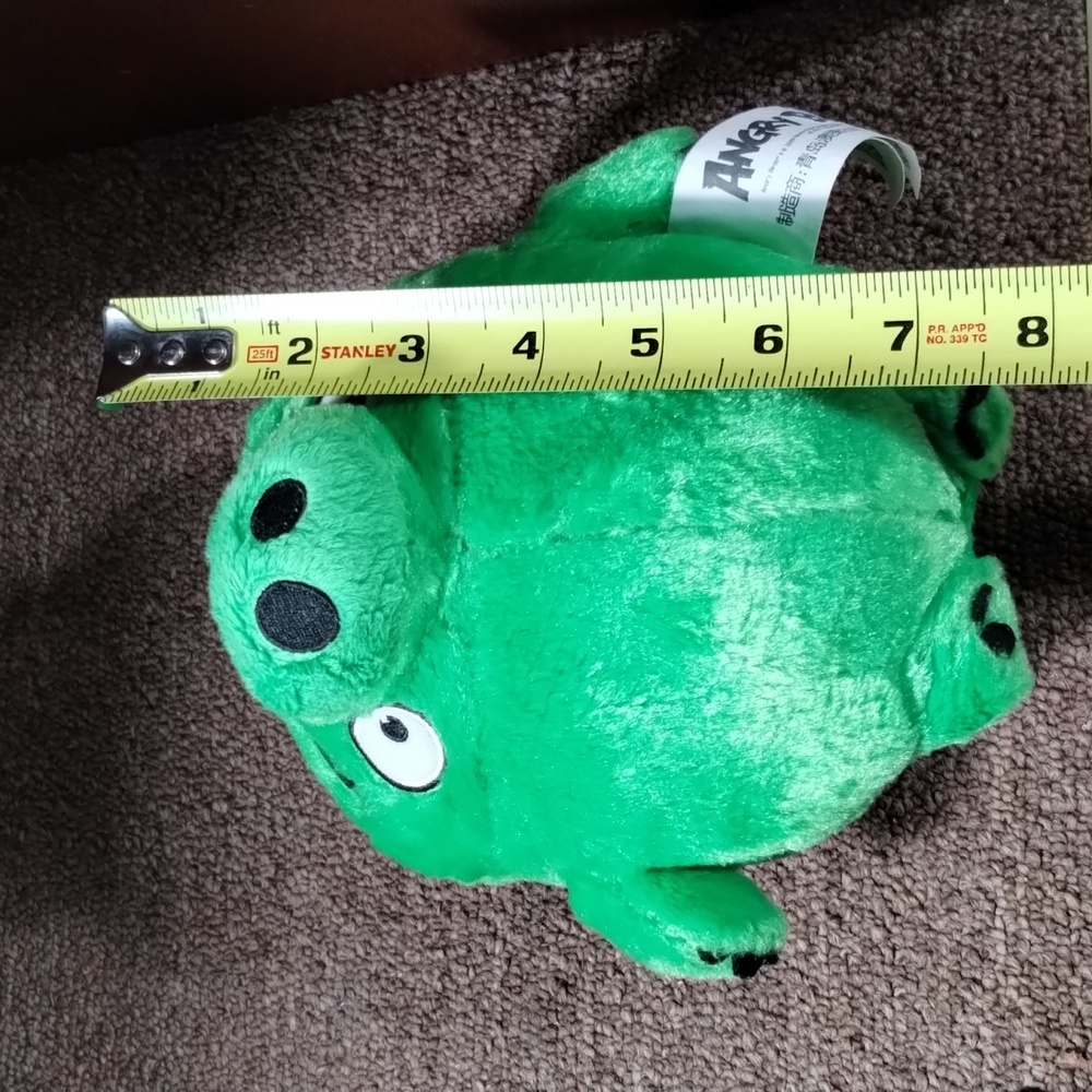 Angry Birds Earl Pig Green Plush 8" Soft Toy Stuffed Animal - Picture 9 of 10